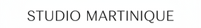The text 'STUDIO MARTINIQUE' is displayed in a clean, black sans-serif font centered on a solid white background.